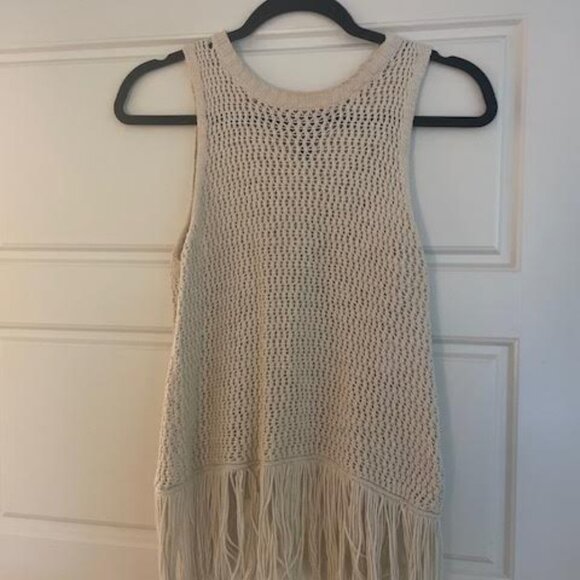 Michael Stars Crochet Fringe Top - Picture 4 of 5